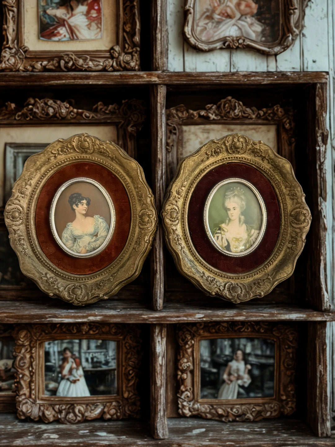 Framed Cameo Portraits