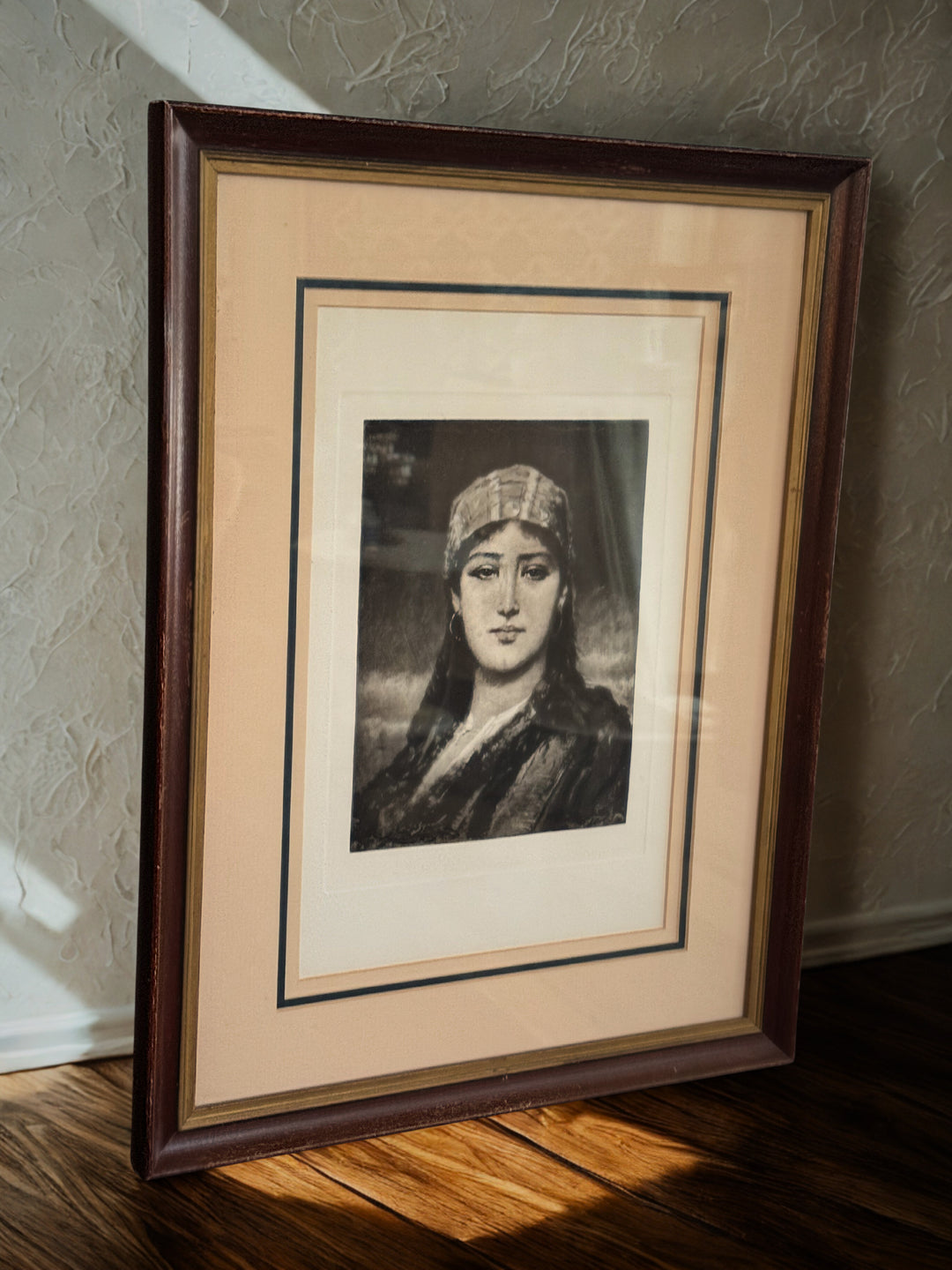 Framed Vintage Portrait Print