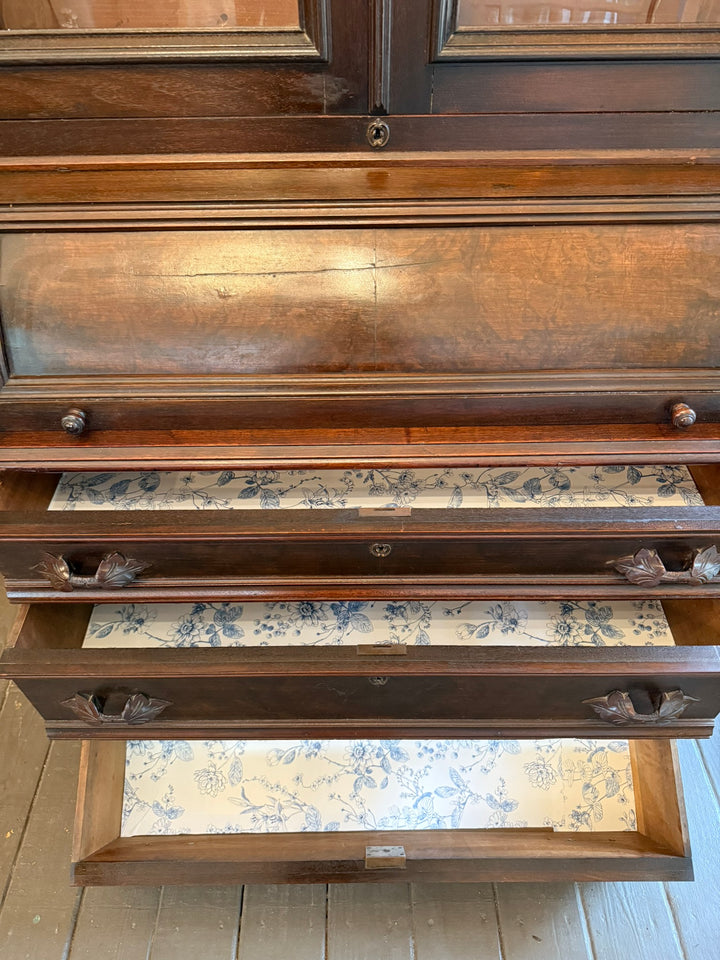 Victorian Roll Top Secretary
