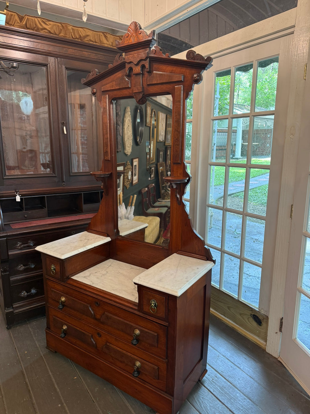 Victorian Marble Top Dresser