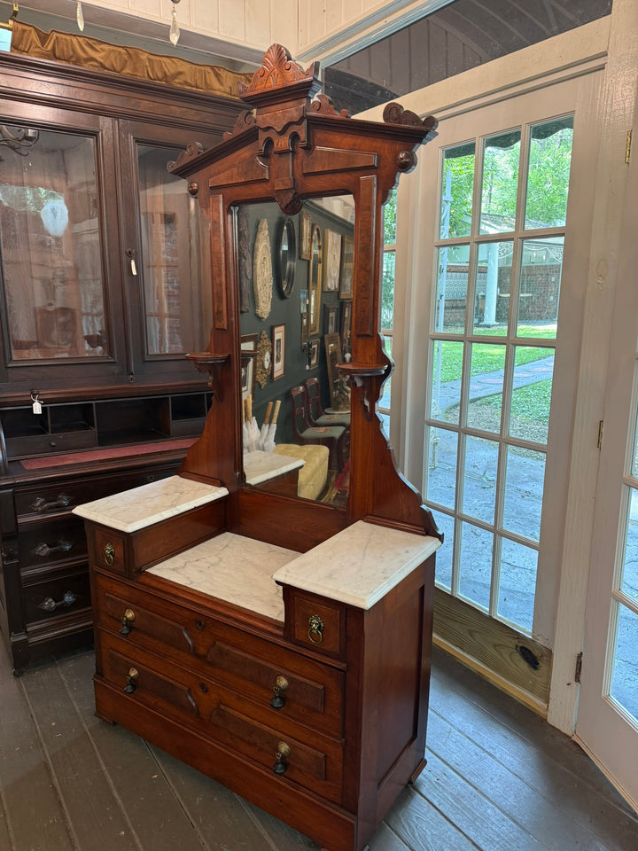 Victorian Marble Top Dresser