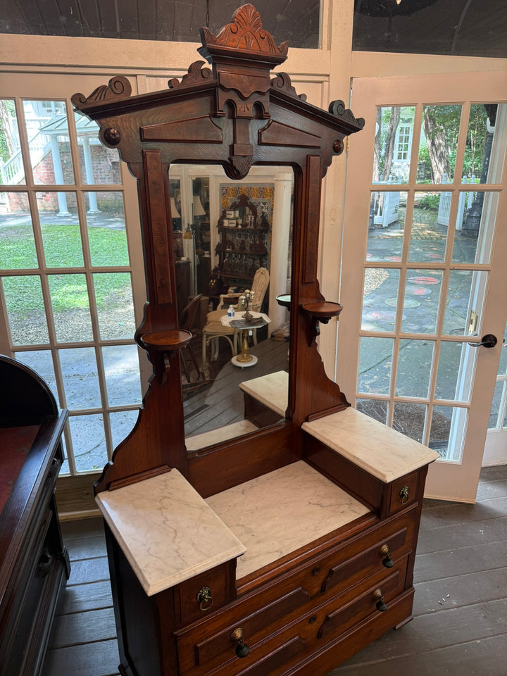 Victorian Marble Top Dresser