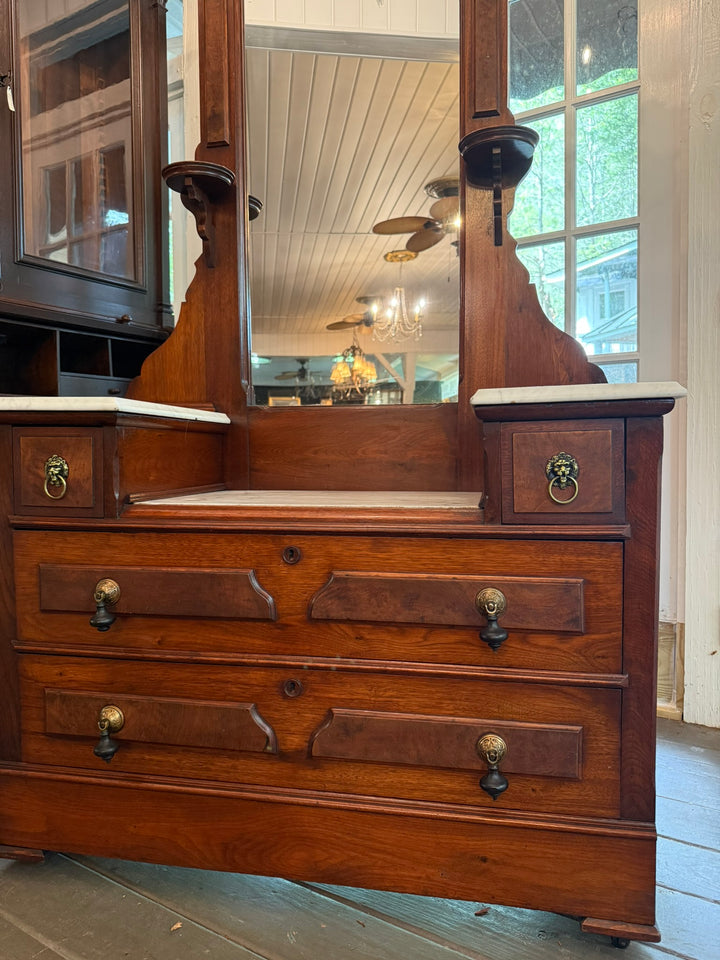 Victorian Marble Top Dresser