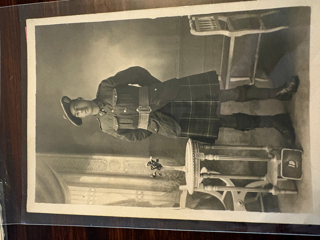 WW I Scottish Highlands Soldier