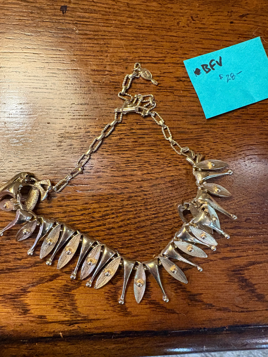 MCM Gold Tone Necklace "Egyptian Temptress"